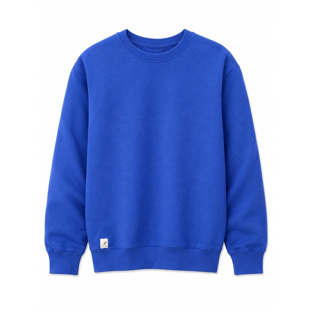 Vintage Kangol Men's Medium Crewneck Sweatshirt Royal Blue Long Sleeve Logo